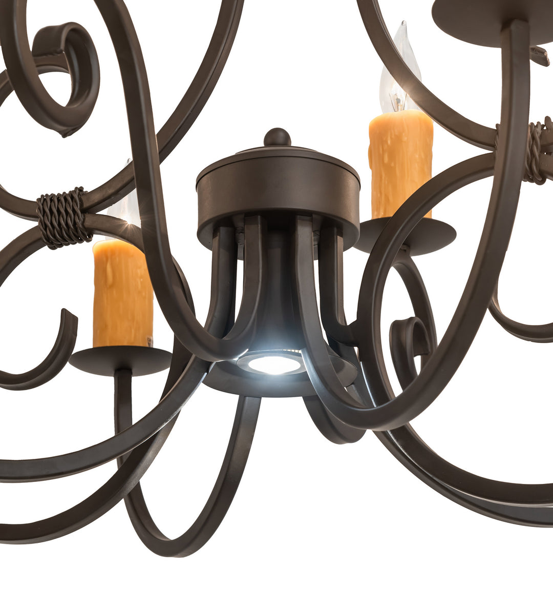 Meyda Tiffany Clifton 252470 Chandelier Light - Oil Rubbed Bronze