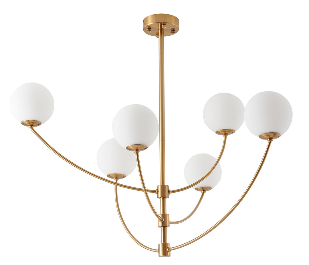 Bethel International DC09C36G Chandelier Light - Brass