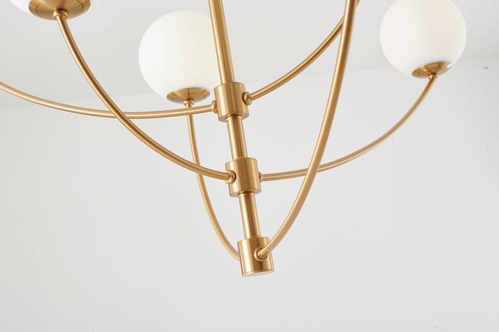 Bethel International DC09C36G Chandelier Light - Brass