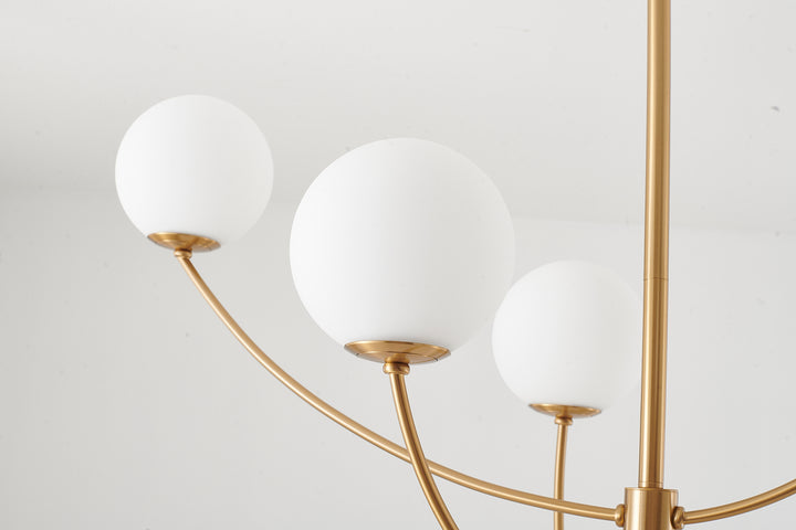 Bethel International DC09C36G Chandelier Light - Brass