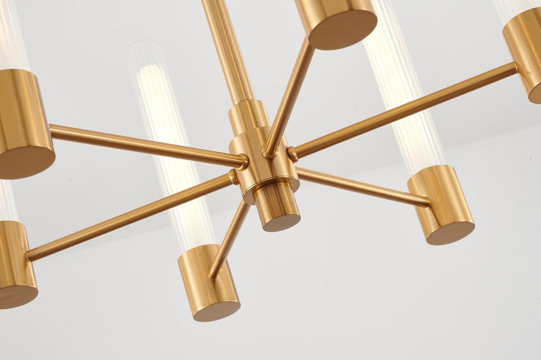 Bethel International DC10C26G Chandelier Light - Brass