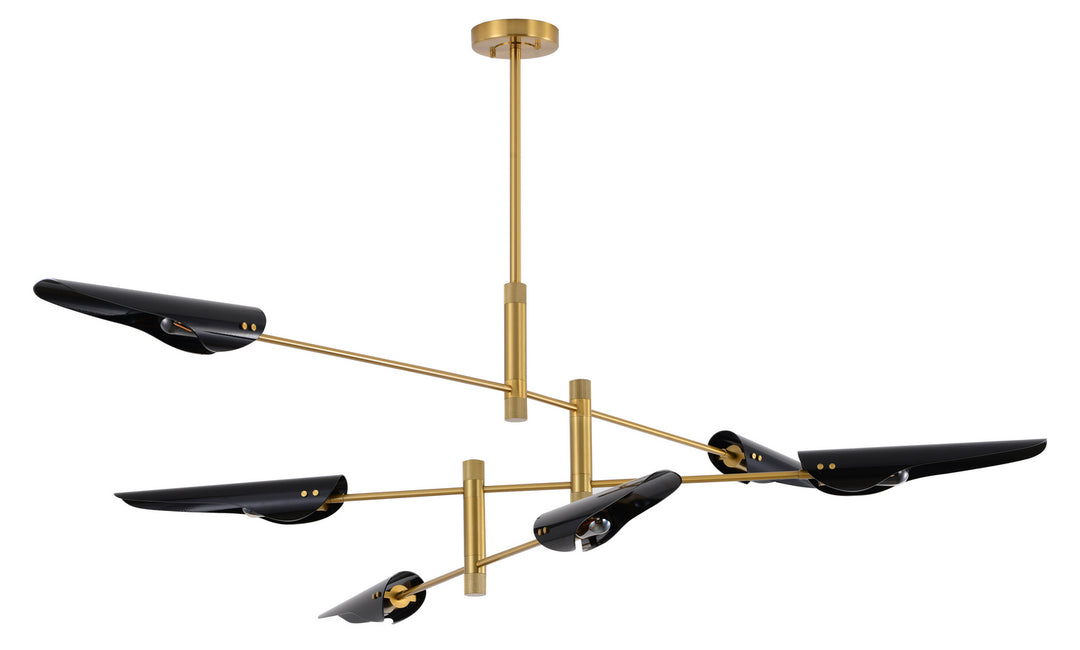 Bethel International DU86C82BR Chandelier Light - Brass