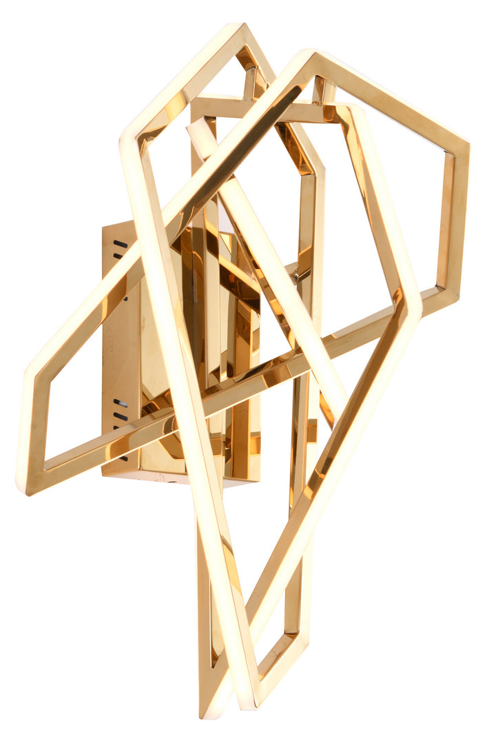 Bethel International FIT38W15G Wall Sconce Light - Gold