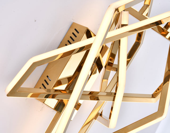 Bethel International FIT38W15G Wall Sconce Light - Gold