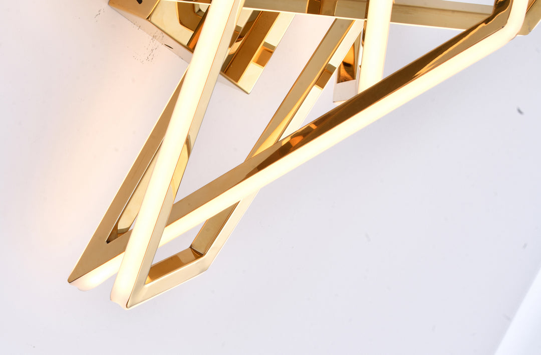 Bethel International FIT38W15G Wall Sconce Light - Gold