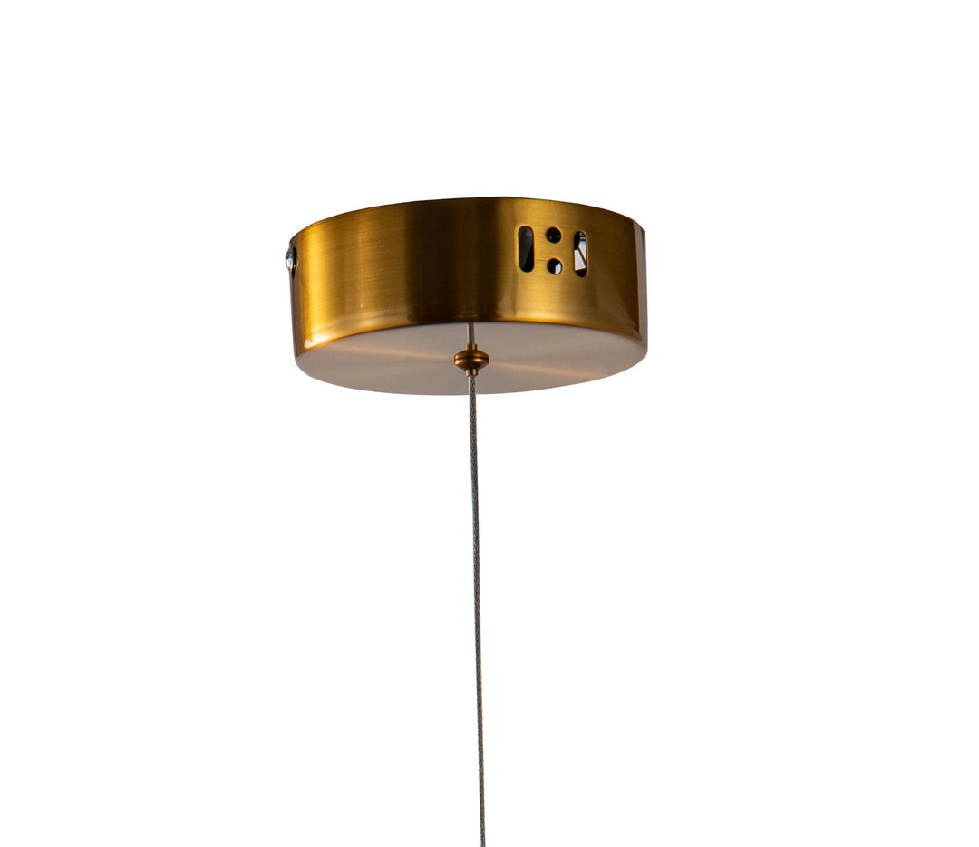 Bethel International GL334P5G Pendant Light - Antique Gold