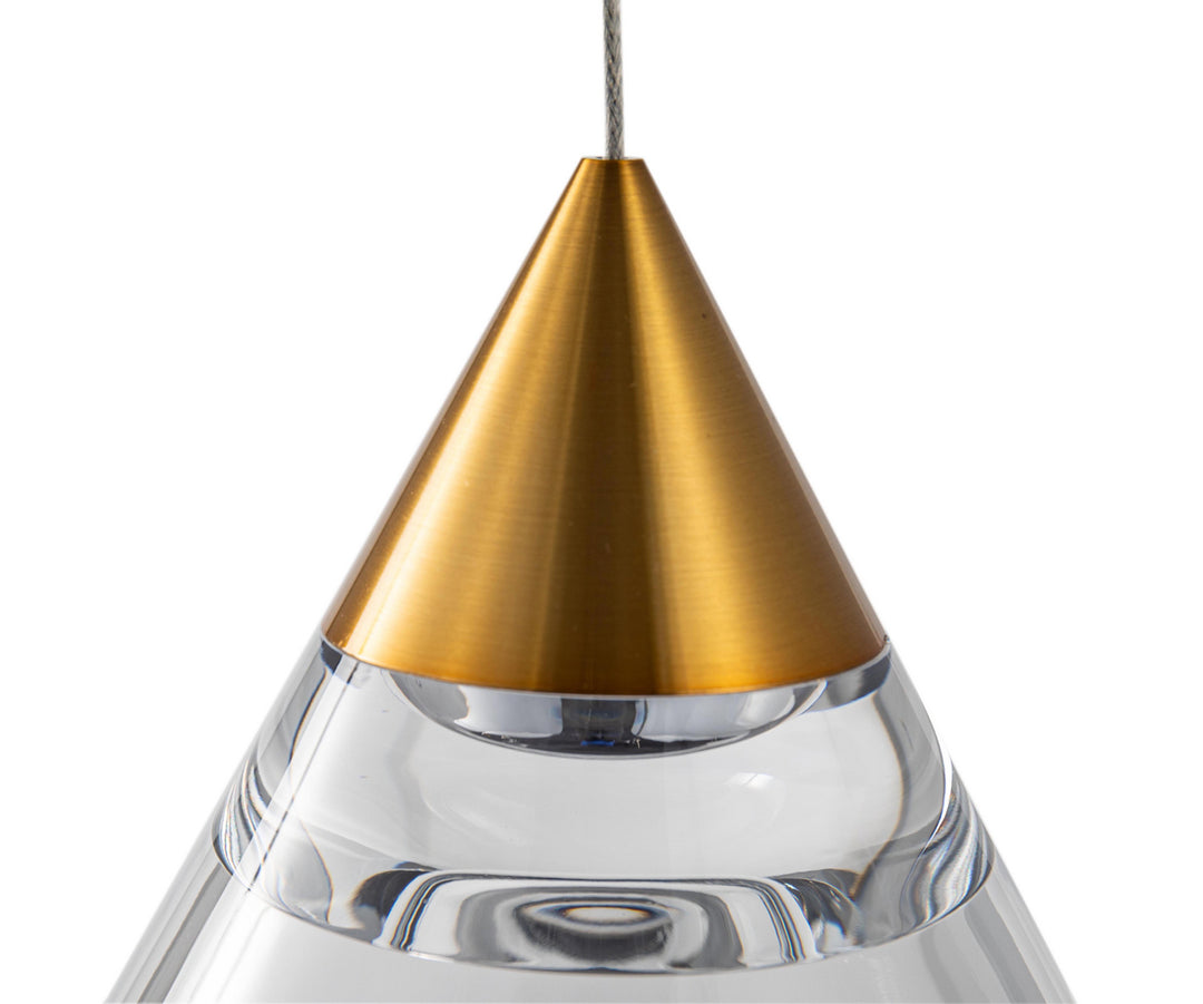 Bethel International GL334P5G Pendant Light - Antique Gold
