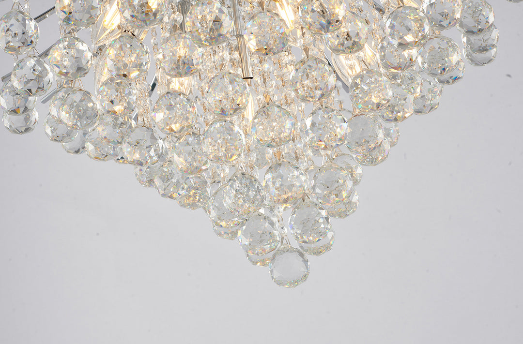 Bethel International LA46C48CH Chandelier Light - Chrome
