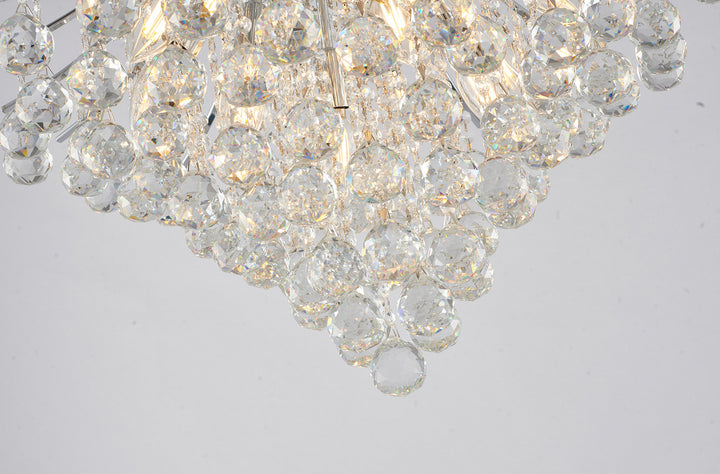 Bethel International LA46C48CH Chandelier Light - Chrome