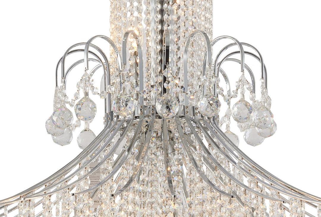 Bethel International LA46C48CH Chandelier Light - Chrome