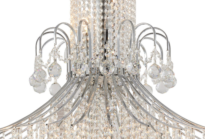 Bethel International LA46C48CH Chandelier Light - Chrome