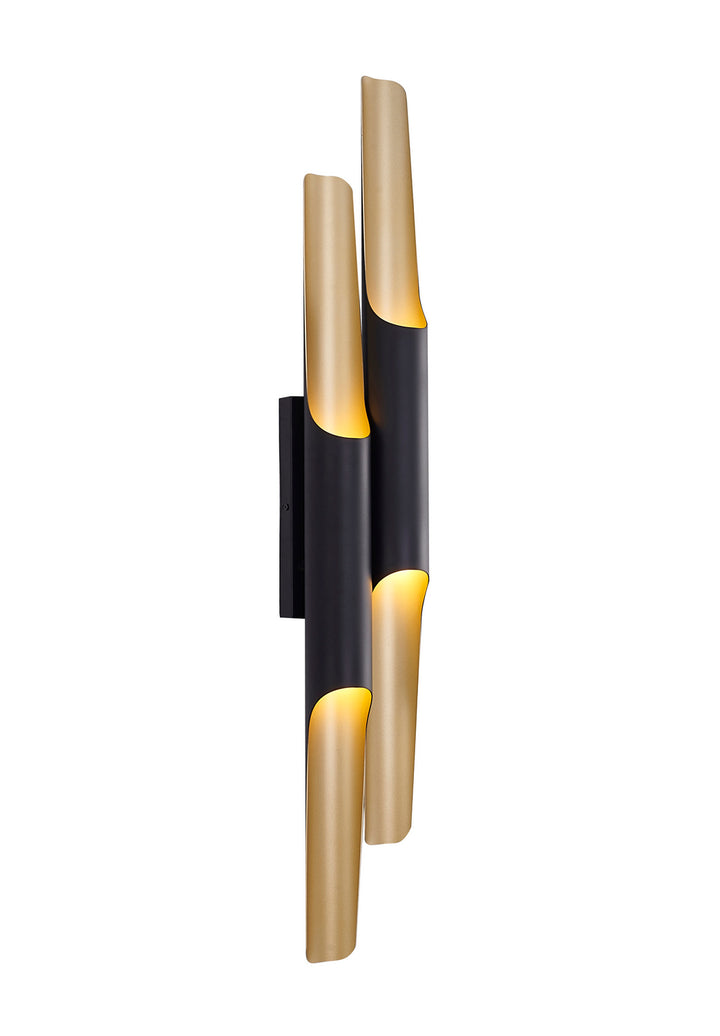 Bethel International CP05W34B Wall Sconce Light - Matte Black