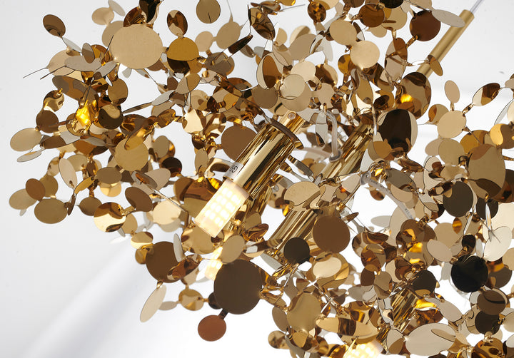 Bethel International DLS108C15G Pendant Light - Gold