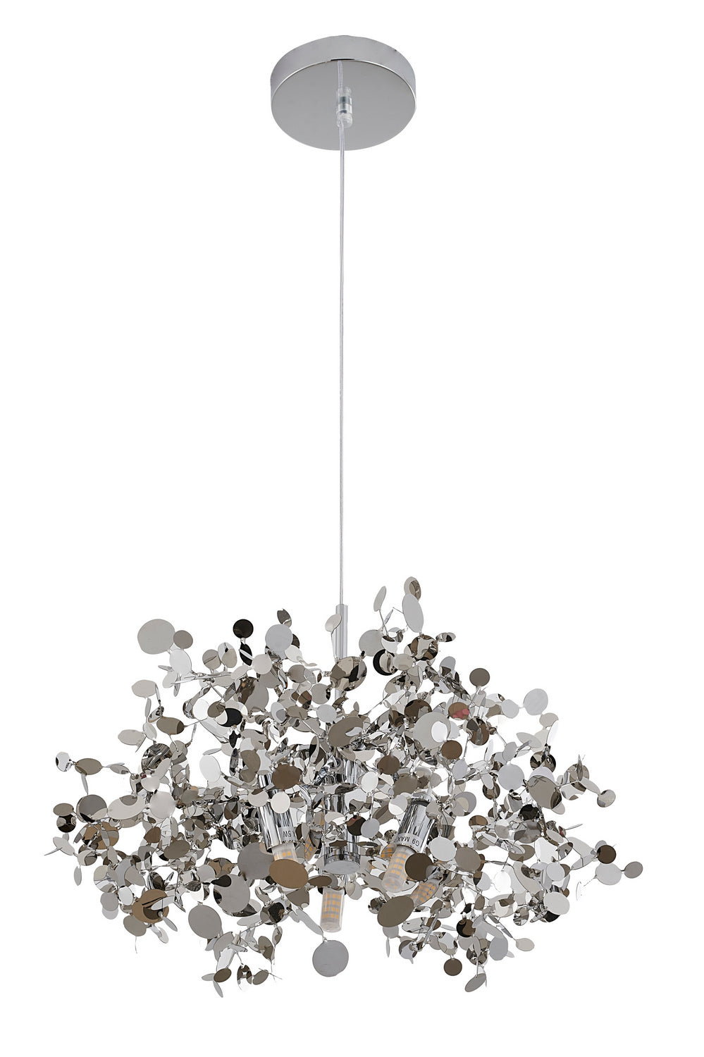 Bethel International DLS108C15S Pendant Light - Chrome