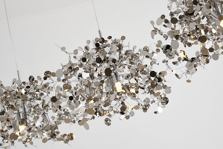 Bethel International DLS109C63S Pendant Light - Silver