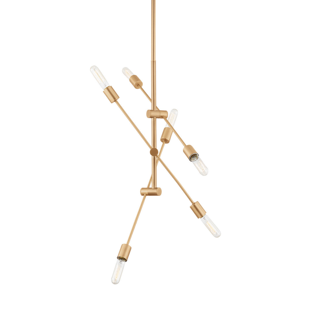 Visual Comfort Studio Axis 3100506-848 Chandelier Light - Satin Brass