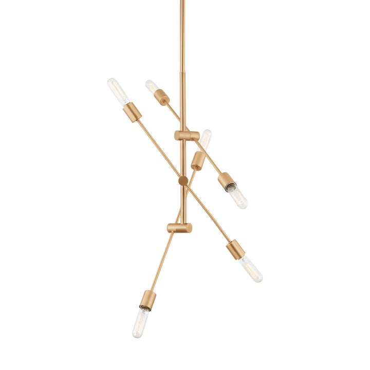 Visual Comfort Studio Axis 3100506-848 Chandelier Light - Satin Brass