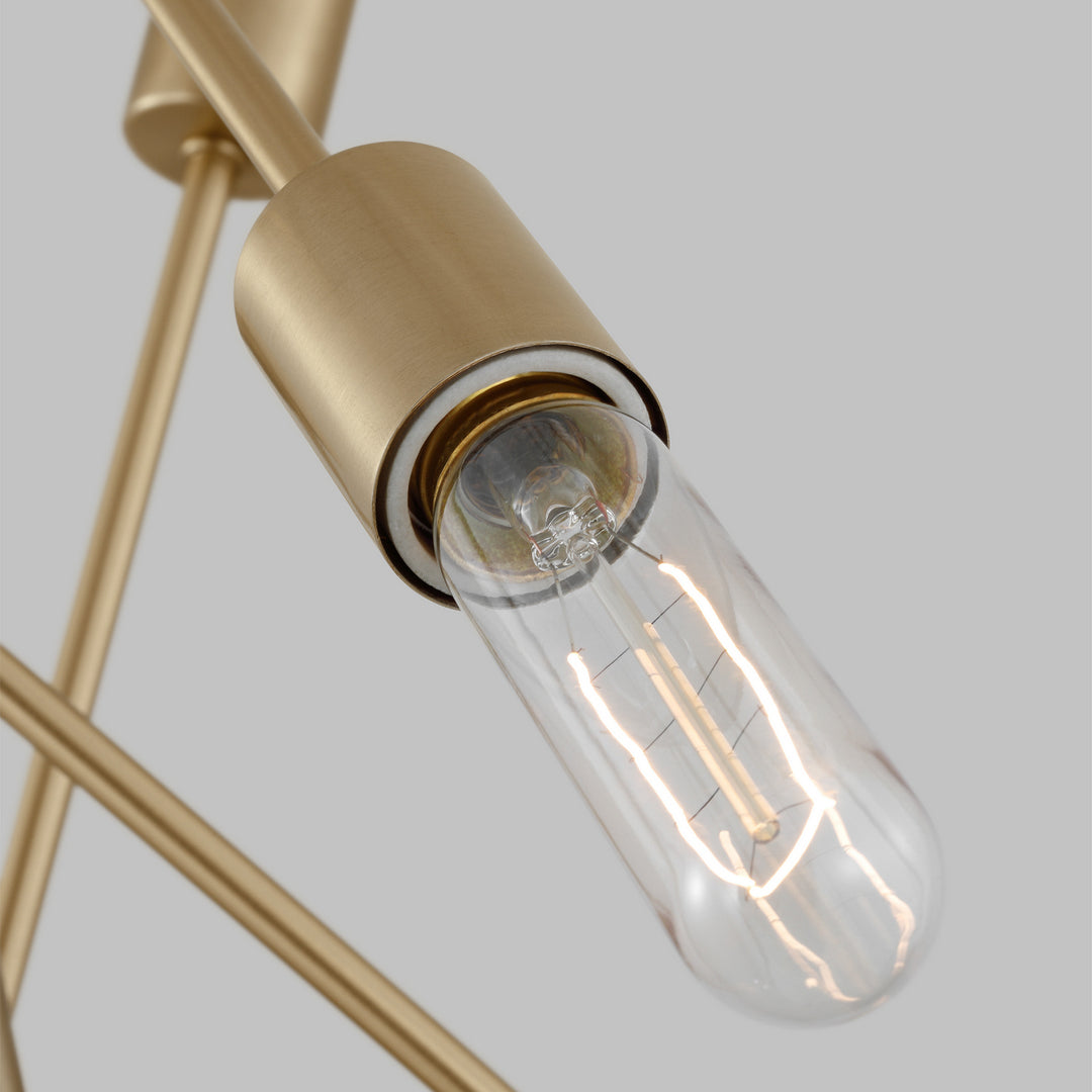 Visual Comfort Studio Axis 3100506-848 Chandelier Light - Satin Brass