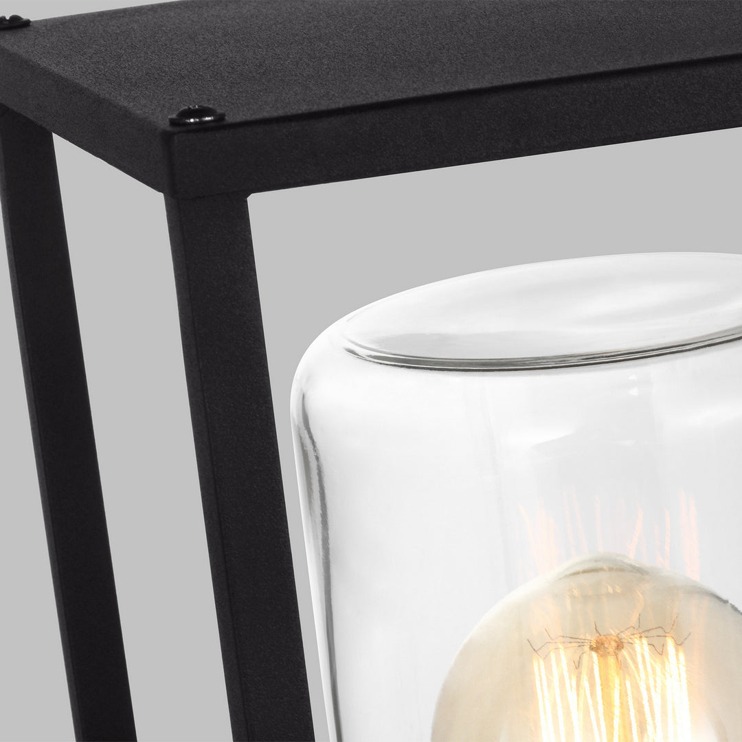 Visual Comfort Studio 8231101-12 Vado One Light Outdoor Post Lantern Outdoor Black