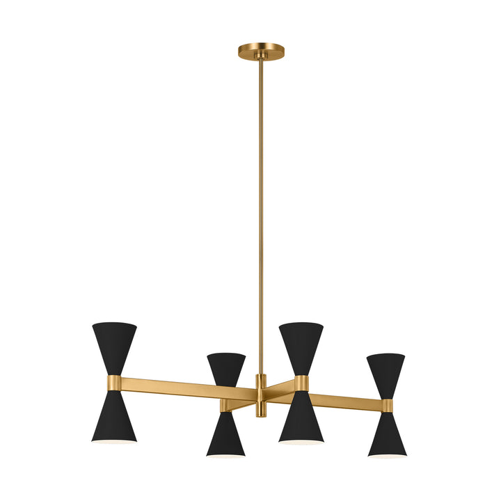 Visual Comfort Studio Albertine AEC1068MBK Chandelier Light - Midnight Black
