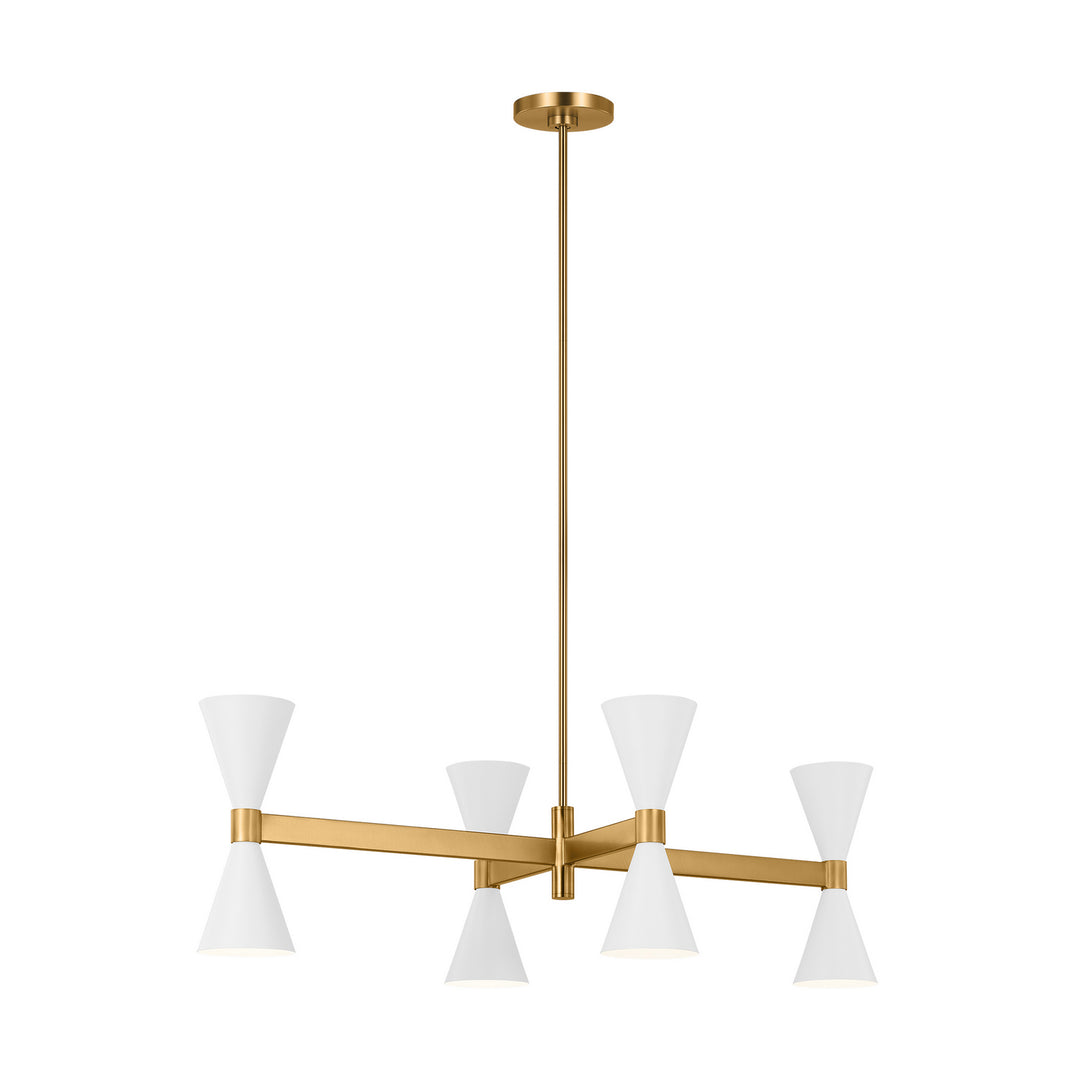 Visual Comfort Studio Albertine AEC1068MWT Chandelier Light - Matte White
