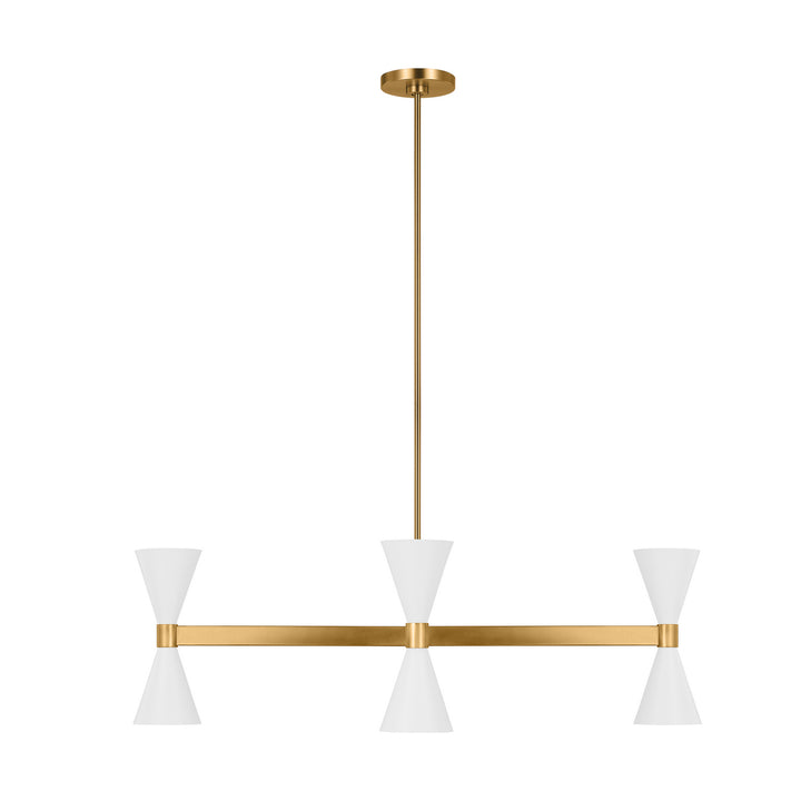 Visual Comfort Studio Albertine AEC1068MWT Chandelier Light - Matte White