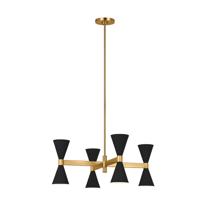 Visual Comfort Studio Albertine AEC1078MBK Chandelier Light - Midnight Black