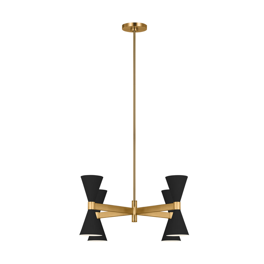 Visual Comfort Studio Albertine AEC1078MBK Chandelier Light - Midnight Black