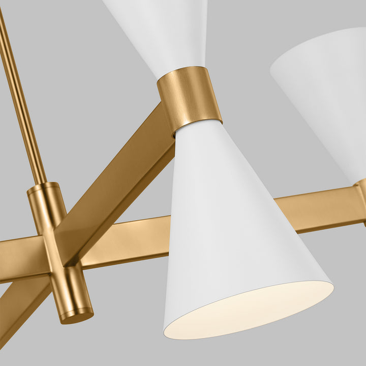 Visual Comfort Studio Albertine AEC1078MWT Chandelier Light - Matte White