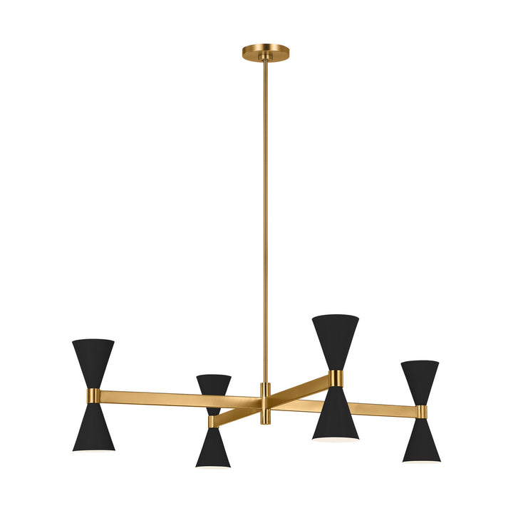 Visual Comfort Studio Albertine AEC1088MBK Chandelier Light - Midnight Black