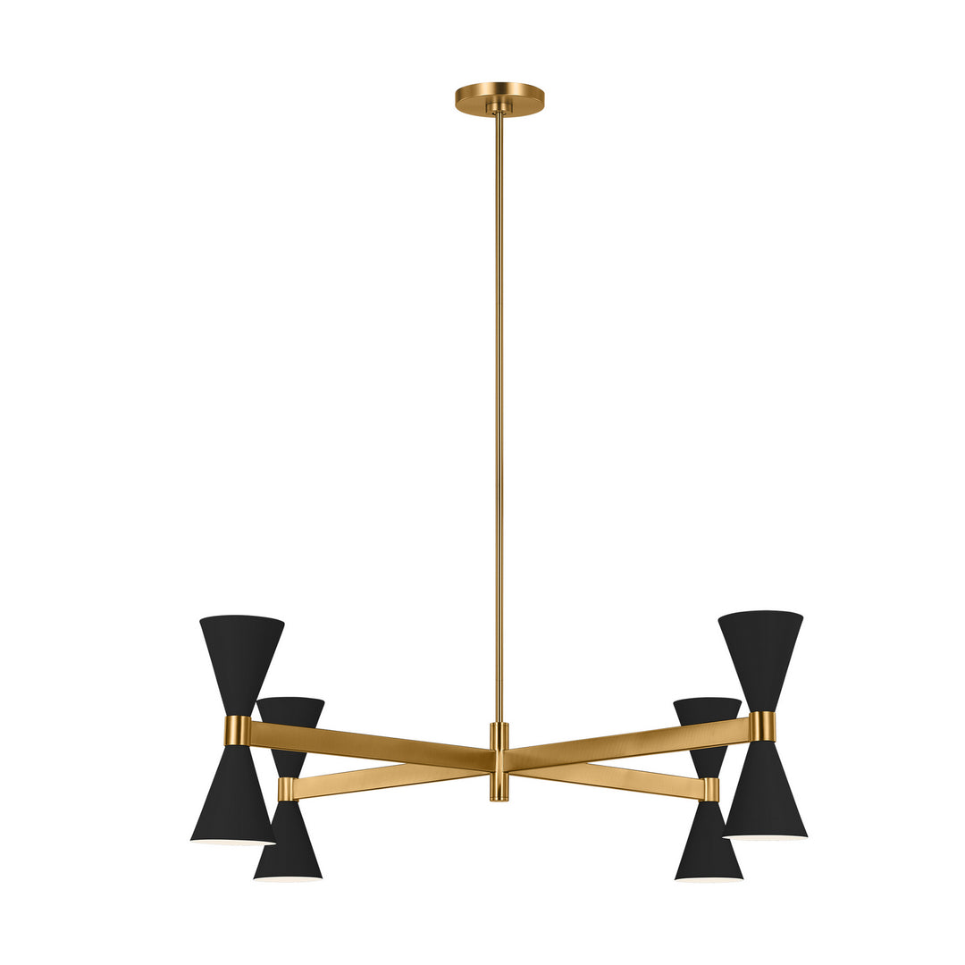 Visual Comfort Studio Albertine AEC1088MBK Chandelier Light - Midnight Black