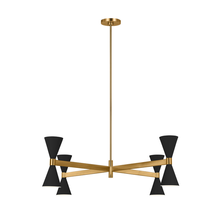 Visual Comfort Studio Albertine AEC1088MBK Chandelier Light - Midnight Black