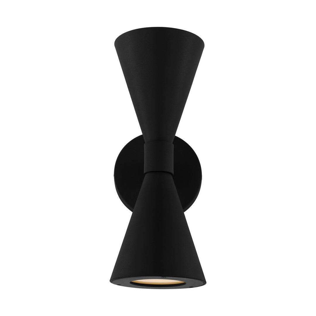 Visual Comfort Studio AEO1002TXB Albertine Two Light Outdoor Wall Sconce Outdoor Black