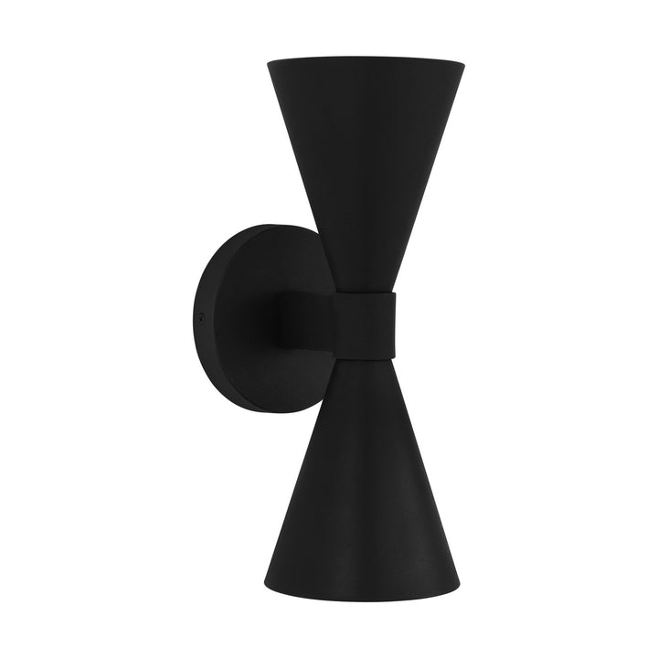 Visual Comfort Studio AEO1002TXB Albertine Two Light Outdoor Wall Sconce Outdoor Black