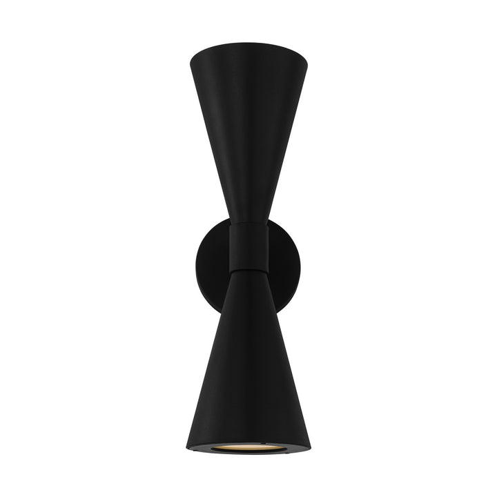 Visual Comfort Studio AEO1012TXB Albertine Two Light Outdoor Wall Sconce Outdoor Black
