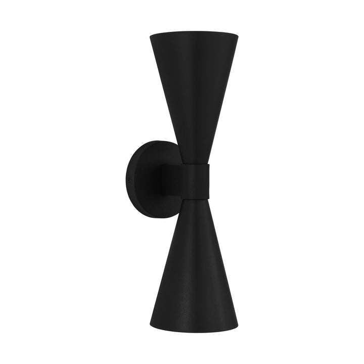 Visual Comfort Studio AEO1012TXB Albertine Two Light Outdoor Wall Sconce Outdoor Black