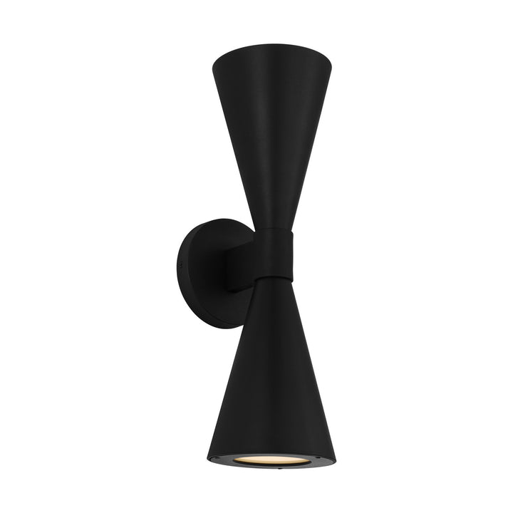 Visual Comfort Studio AEO1012TXB Albertine Two Light Outdoor Wall Sconce Outdoor Black