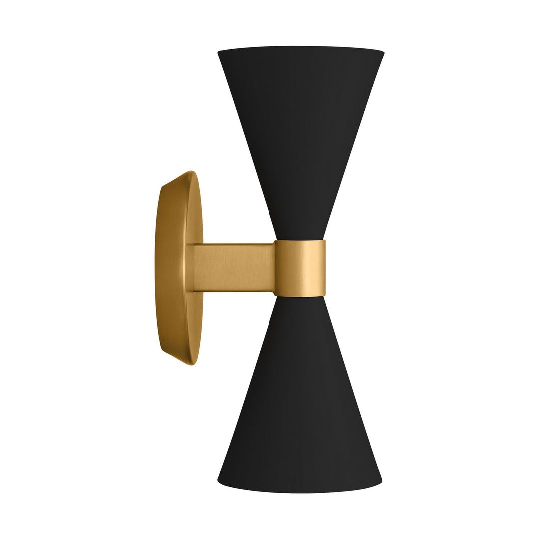 Visual Comfort Studio Albertine AEW1032MBK Wall Light - Midnight Black