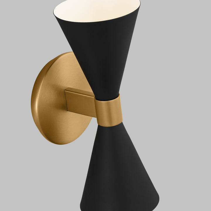 Visual Comfort Studio Albertine AEW1032MBK Wall Light - Midnight Black