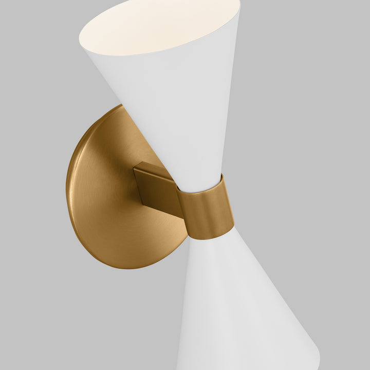 Visual Comfort Studio Albertine AEW1032MWT Wall Light - Matte White