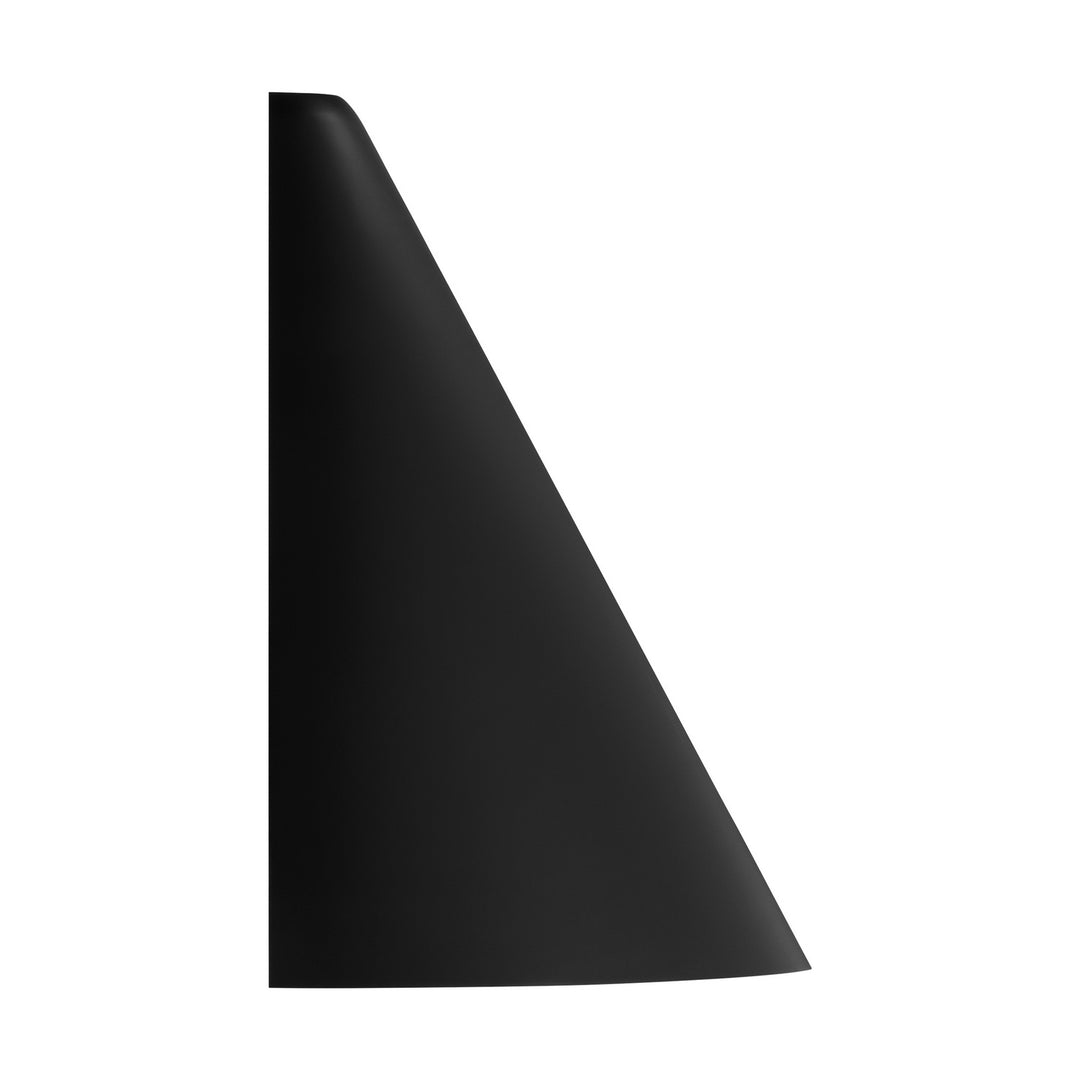 Visual Comfort Studio Cambre KW1151MBKBBS-L1 Wall Light - Midnight Black and Burnished Brass