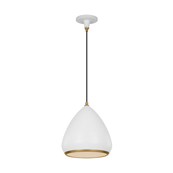 Visual Comfort Studio Clasica TP1121MWTBBS Pendant Light - Matte White