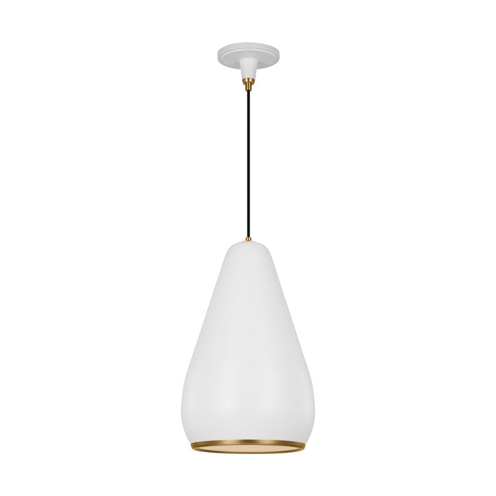 Visual Comfort Studio Clasica TP1141MWTBBS Pendant Light - Matte White