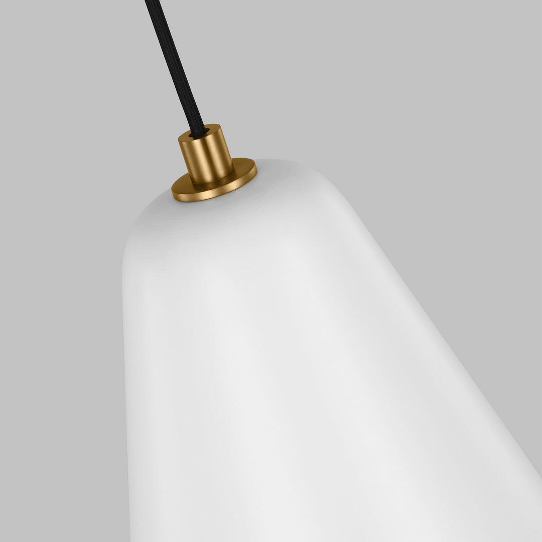 Visual Comfort Studio Clasica TP1141MWTBBS Pendant Light - Matte White