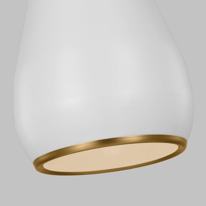 Visual Comfort Studio Clasica TP1141MWTBBS Pendant Light - Matte White