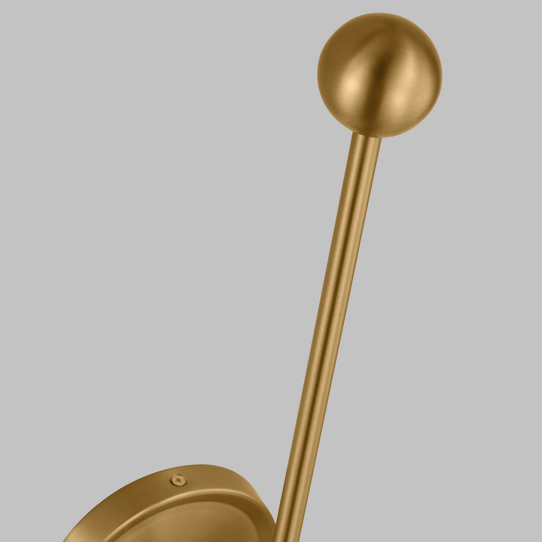 Visual Comfort Studio Cosmo AEW1041MBKBBS Wall Light - Midnight Black and Burnished Brass