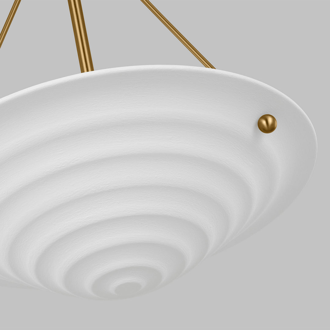Visual Comfort Studio Dosinia AP1202TXW Pendant Light - Textured White