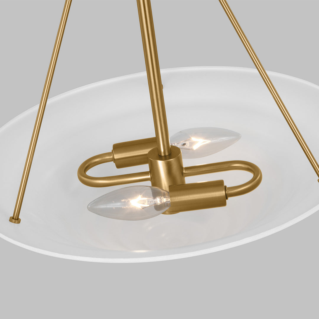 Visual Comfort Studio Dosinia AP1202TXW Pendant Light - Textured White