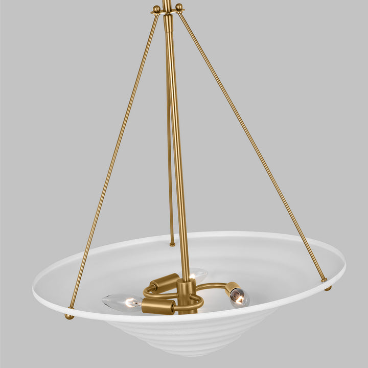 Visual Comfort Studio Dosinia AP1213TXW Pendant Light - Textured White