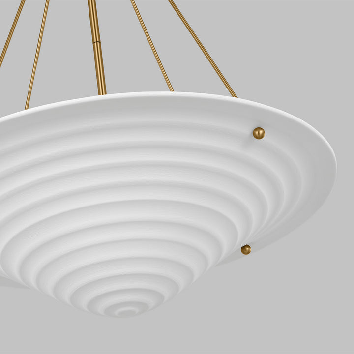 Visual Comfort Studio Dosinia AP1224TXW Pendant Light - Textured White